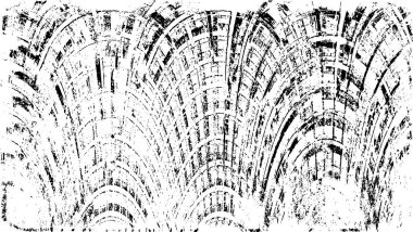 Grunge black and white pattern. Monochrome particles abstract texture. Background of cracks, scuffs, chips, stains, ink spots, lines. Dark design background surface. Gray printing element