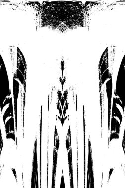 Grunge black and white pattern. Monochrome particles abstract texture. Background of cracks, scuffs, chips, stains, ink spots, lines. Dark design background surface. Gray printing element