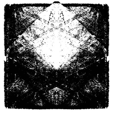 Grunge black and white pattern. Monochrome particles abstract texture. Background of cracks, scuffs, chips, stains, ink spots, lines. Dark design background surface. Gray printing element