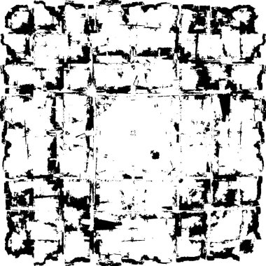 Grunge black and white pattern. Monochrome particles abstract texture. Background of cracks, scuffs, chips, stains, ink spots, lines. Dark design background surface. Gray printing element