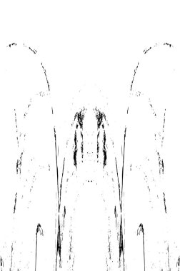 Grunge black and white pattern. Monochrome particles abstract texture. Background of cracks, scuffs, chips, stains, ink spots, lines. Dark design background surface. Gray printing element