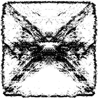 Grunge black and white pattern. Monochrome particles abstract texture. Background of cracks, scuffs, chips, stains, ink spots, lines. Dark design background surface. Gray printing element