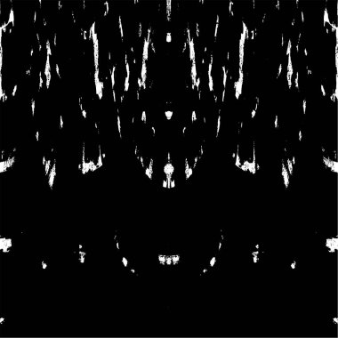 Grunge black and white pattern. Monochrome particles abstract texture. Background of cracks, scuffs, chips, stains, ink spots, lines. Dark design background surface. Gray printing element