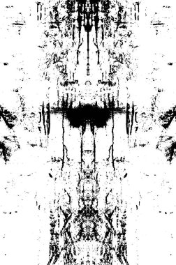 Grunge black and white pattern. Monochrome particles abstract texture. Background of cracks, scuffs, chips, stains, ink spots, lines. Dark design background surface. Gray printing element