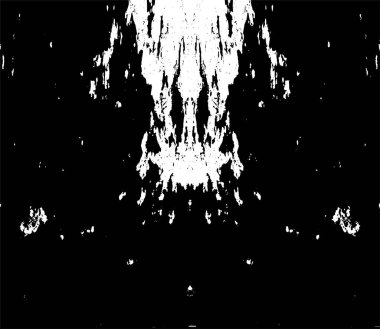 Grunge black and white pattern. Monochrome particles abstract texture. Background of cracks, scuffs, chips, stains, ink spots, lines. Dark design background surface. Gray printing element