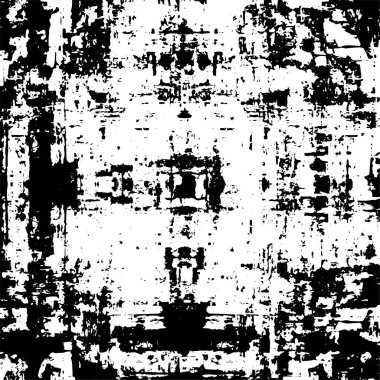 Sert, çizik, sıçramış grunge desenli fırça darbeleri. Dokuları üst üste koy. Siyah-beyaz boyanmış kağıt dokusu. Skeç grunge tasarımı. Poster, kapak, afiş, taklit, çıkartma düzeni için kullan.