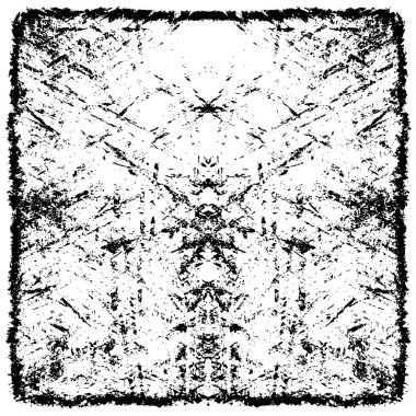 Sert, çizik, sıçramış grunge desenli fırça darbeleri. Dokuları üst üste koy. Siyah-beyaz boyanmış kağıt dokusu. Skeç grunge tasarımı. Poster, kapak, afiş, taklit, çıkartma düzeni için kullan.