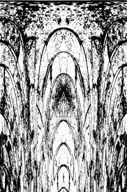 Sert, çizik, sıçramış grunge desenli fırça darbeleri. Dokuları üst üste koy. Siyah-beyaz boyanmış kağıt dokusu. Skeç grunge tasarımı. Poster, kapak, afiş, taklit, çıkartma düzeni için kullan.