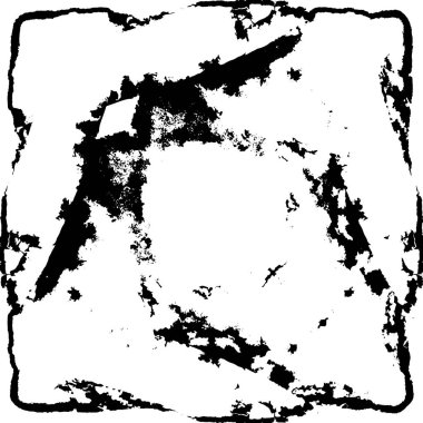 Sert, çizik, sıçramış grunge desenli fırça darbeleri. Dokuları üst üste koy. Siyah-beyaz boyanmış kağıt dokusu. Skeç grunge tasarımı. Poster, kapak, afiş, taklit, çıkartma düzeni için kullan.