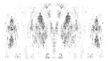 Sert, çizik, sıçramış grunge desenli fırça darbeleri. Dokuları üst üste koy. Siyah-beyaz boyanmış kağıt dokusu. Skeç grunge tasarımı. Poster, kapak, afiş, taklit, çıkartma düzeni için kullan.