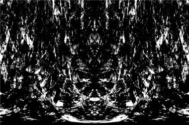 Sert, çizik, sıçramış grunge desenli fırça darbeleri. Dokuları üst üste koy. Siyah-beyaz boyanmış kağıt dokusu. Skeç grunge tasarımı. Poster, kapak, afiş, taklit, çıkartma düzeni için kullan.