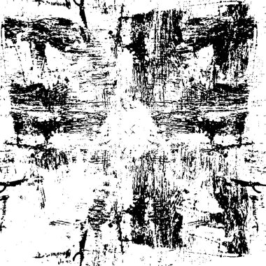 Sert, çizik, sıçramış grunge desenli fırça darbeleri. Dokuları üst üste koy. Siyah-beyaz boyanmış kağıt dokusu. Skeç grunge tasarımı. Poster, kapak, afiş, taklit, çıkartma düzeni için kullan.