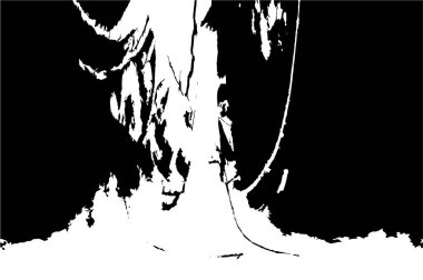 Eski grunge arkaplan vektör çizimi