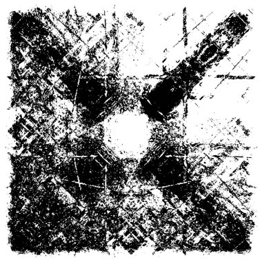 Sert, çizik, sıçramış grunge desenli fırça darbeleri. Dokuları üst üste koy. Siyah-beyaz boyanmış kağıt dokusu. Skeç grunge tasarımı. Poster, kapak, afiş, taklit, çıkartma düzeni için kullan.