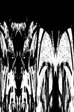 Sert, çizik, sıçramış grunge desenli fırça darbeleri. Dokuları üst üste koy. Siyah-beyaz boyanmış kağıt dokusu. Skeç grunge tasarımı. Poster, kapak, afiş, taklit, çıkartma düzeni için kullan.