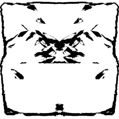 Sert, çizik, sıçramış grunge desenli fırça darbeleri. Dokuları üst üste koy. Siyah-beyaz boyanmış kağıt dokusu. Skeç grunge tasarımı. Poster, kapak, afiş, taklit, çıkartma düzeni için kullan.