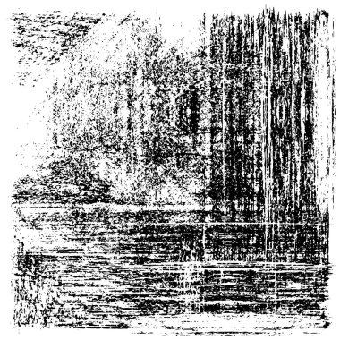 Sert, çizik, sıçramış grunge desenli fırça darbeleri. Dokuları üst üste koy. Siyah-beyaz boyanmış kağıt dokusu. Skeç grunge tasarımı. Poster, kapak, afiş, taklit, çıkartma düzeni için kullan.