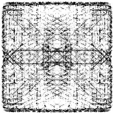 Sert, çizik, sıçramış grunge desenli fırça darbeleri. Dokuları üst üste koy. Siyah-beyaz boyanmış kağıt dokusu. Skeç grunge tasarımı. Poster, kapak, afiş, taklit, çıkartma düzeni için kullan.