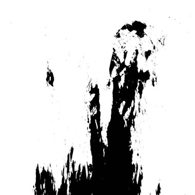 Sert, çizik, sıçramış grunge desenli fırça darbeleri. Dokuları üst üste koy. Siyah-beyaz boyanmış kağıt dokusu. Skeç grunge tasarımı. Poster, kapak, afiş, taklit, çıkartma düzeni için kullan.