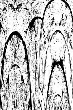 Sert, çizik, sıçramış grunge desenli fırça darbeleri. Dokuları üst üste koy. Siyah-beyaz boyanmış kağıt dokusu. Skeç grunge tasarımı. Poster, kapak, afiş, taklit, çıkartma düzeni için kullan.