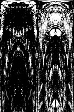 Sert, çizik, sıçramış grunge desenli fırça darbeleri. Dokuları üst üste koy. Siyah-beyaz boyanmış kağıt dokusu. Skeç grunge tasarımı. Poster, kapak, afiş, taklit, çıkartma düzeni için kullan.