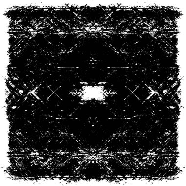 Sert, çizik, sıçramış grunge desenli fırça darbeleri. Dokuları üst üste koy. Siyah-beyaz boyanmış kağıt dokusu. Skeç grunge tasarımı. Poster, kapak, afiş, taklit, çıkartma düzeni için kullan.