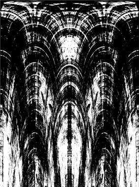 Sert, çizik, sıçramış grunge desenli fırça darbeleri. Dokuları üst üste koy. Siyah-beyaz boyanmış kağıt dokusu. Skeç grunge tasarımı. Poster, kapak, afiş, taklit, çıkartma düzeni için kullan.