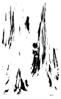 Sert, çizik, sıçramış grunge desenli fırça darbeleri. Dokuları üst üste koy. Siyah-beyaz boyanmış kağıt dokusu. Skeç grunge tasarımı. Poster, kapak, afiş, taklit, çıkartma düzeni için kullan.