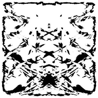 Sert, çizik, sıçramış grunge desenli fırça darbeleri. Dokuları üst üste koy. Siyah-beyaz boyanmış kağıt dokusu. Skeç grunge tasarımı. Poster, kapak, afiş, taklit, çıkartma düzeni için kullan.