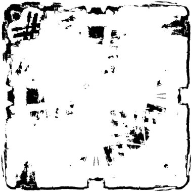 Sert, çizik, sıçramış grunge desenli fırça darbeleri. Dokuları üst üste koy. Siyah-beyaz boyanmış kağıt dokusu. Skeç grunge tasarımı. Poster, kapak, afiş, taklit, çıkartma düzeni için kullan.