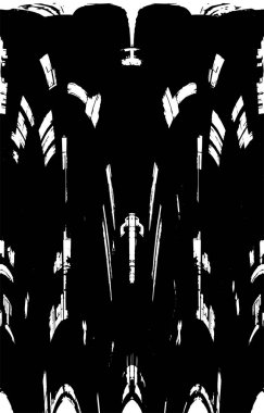 Sert, çizik, sıçramış grunge desenli fırça darbeleri. Dokuları üst üste koy. Siyah-beyaz boyanmış kağıt dokusu. Skeç grunge tasarımı. Poster, kapak, afiş, taklit, çıkartma düzeni için kullan.