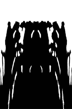 soyut siyah ve beyaz grunge geometrik modern desen