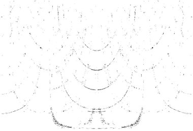 Grunge dikey olarak simetrik siyah beyaz doku. Tek renkli yıpranmış kaplama deseni. 