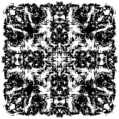 soyut siyah ve beyaz grunge geometrik modern desen