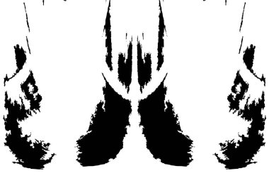 soyut siyah ve beyaz grunge geometrik modern desen