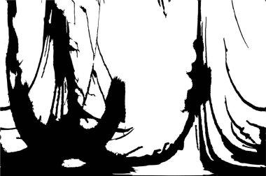 soyut siyah ve beyaz grunge geometrik modern desen