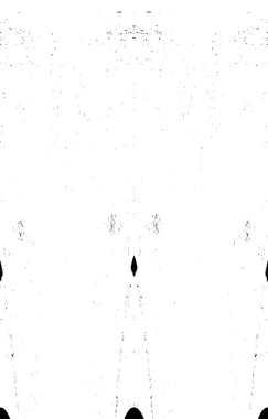 Grunge dikey olarak simetrik siyah beyaz doku. Tek renkli yıpranmış kaplama deseni. 