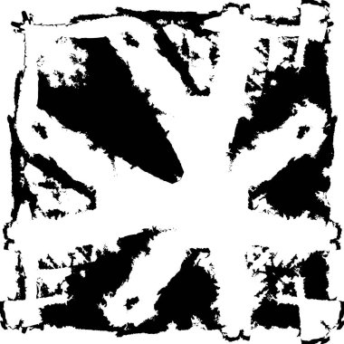 soyut siyah ve beyaz grunge geometrik modern desen