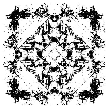 soyut siyah ve beyaz grunge geometrik modern desen