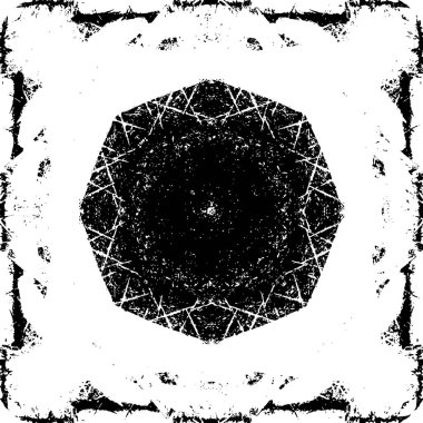 siyah ve beyaz soyut grunge arkaplan monokrom çizimi