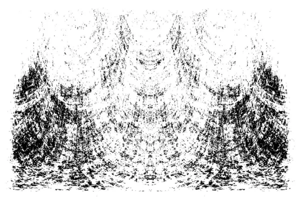 Grunge dikey olarak simetrik siyah beyaz doku. Tek renkli yıpranmış kaplama deseni. 