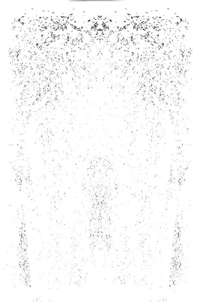 Grunge dikey olarak simetrik siyah beyaz doku. Tek renkli yıpranmış kaplama deseni. 