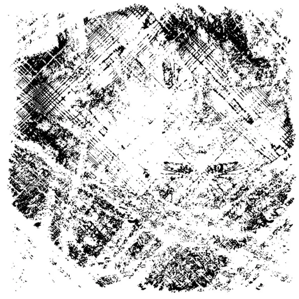 Çizik ve çatlaklarla dolu bir duvar parçası. Herhangi bir tasarım üzerine grunge illüstrasyonunu yükle. Vintage efektli soyut kumlu arkaplan