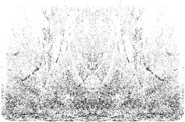 Grunge dikey olarak simetrik siyah beyaz doku. Tek renkli yıpranmış kaplama deseni. 