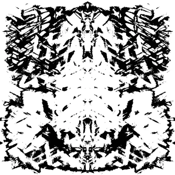 Grunge black and white pattern. Monochrome particles abstract texture. Background of cracks, scuffs, chips, stains, ink spots, lines. Dark design background surface. Gray printing element