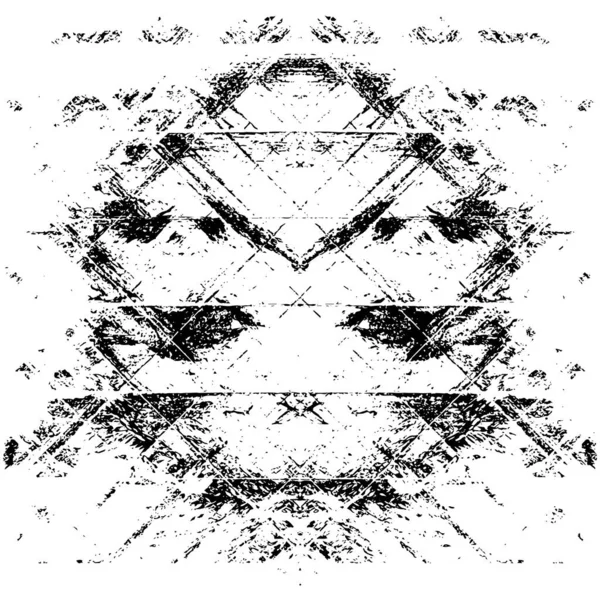 Grunge black and white pattern. Monochrome particles abstract texture. Background of cracks, scuffs, chips, stains, ink spots, lines. Dark design background surface. Gray printing element