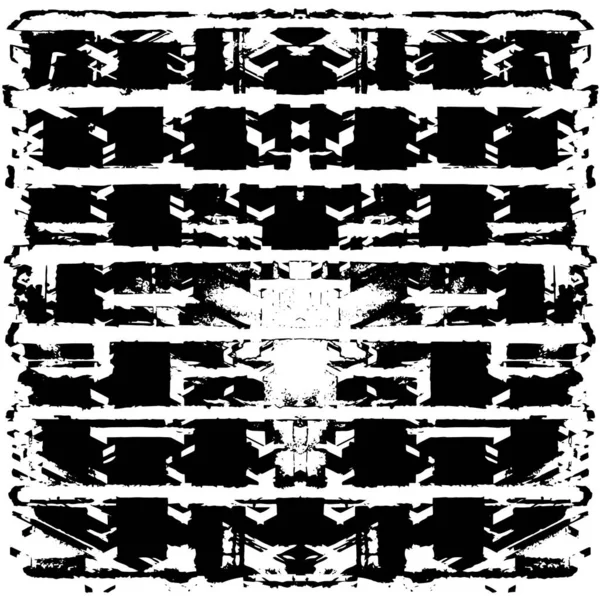 Grunge black and white pattern. Monochrome particles abstract texture. Background of cracks, scuffs, chips, stains, ink spots, lines. Dark design background surface. Gray printing element