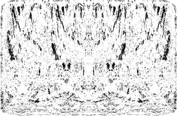 Grunge dikey olarak simetrik siyah beyaz doku. Tek renkli yıpranmış kaplama deseni. 