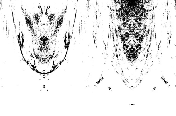 Grunge black and white pattern. Monochrome particles abstract texture. Background of cracks, scuffs, chips, stains, ink spots, lines. Dark design background surface. Gray printing element