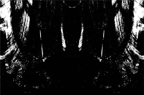 Grunge black and white pattern. Monochrome particles abstract texture. Background of cracks, scuffs, chips, stains, ink spots, lines. Dark design background surface. Gray printing element